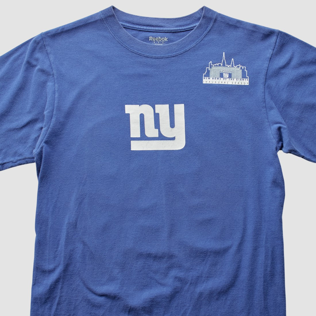 New York Giants Reebok 2010 T-Shirt - Blue Vintage - Fanatics