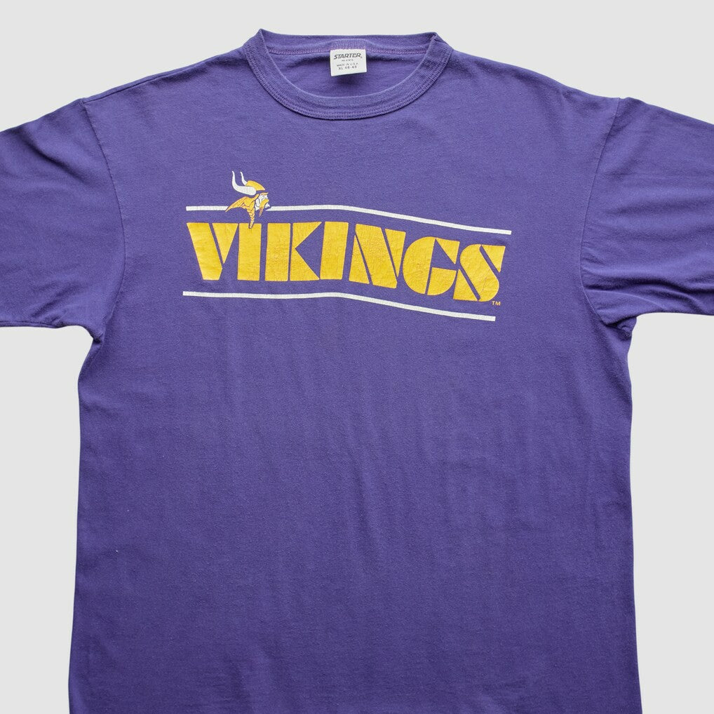 Minnesota Vikings Starter 90s T-Shirt - Purple Vintage - Fanatics