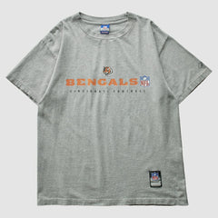 Cincinnati Bengals Reebok 2000s T-Shirt - Gray Vintage - Fanatics