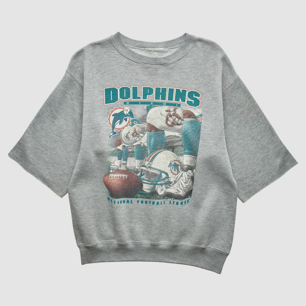 Miami Dolphins 90s Sweatshirt - Gray Vintage - Fanatics