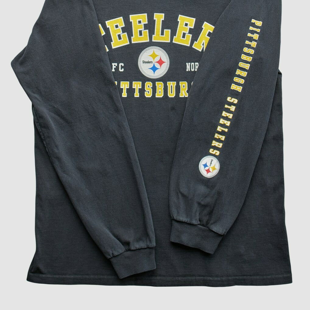 Pittsburgh Steelers 2010s T-Shirt - Black Vintage - Fanatics