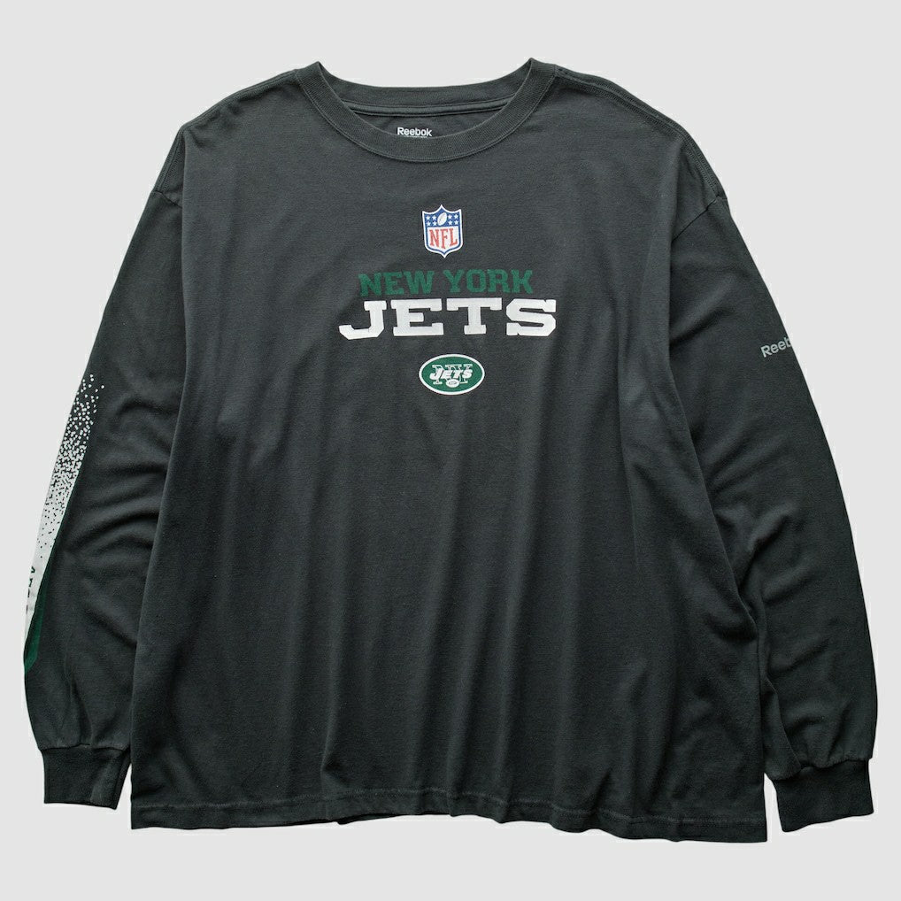 New York Jets Reebok 2000s T-Shirt - Black Vintage - Fanatics