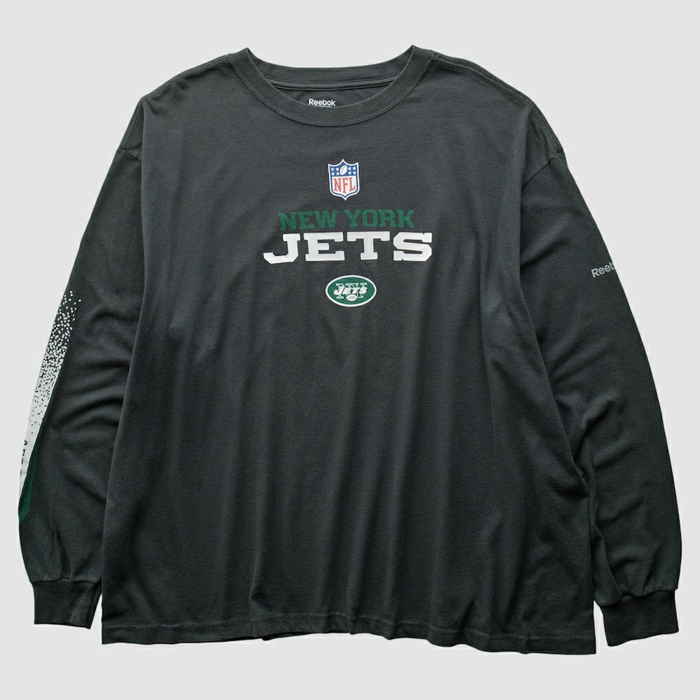 New York Jets Reebok 2000s T-Shirt - Black Vintage - Fanatics