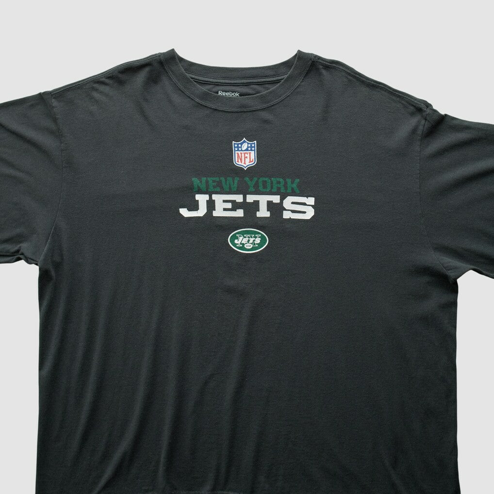 New York Jets Reebok 2000s T-Shirt - Black Vintage - Fanatics