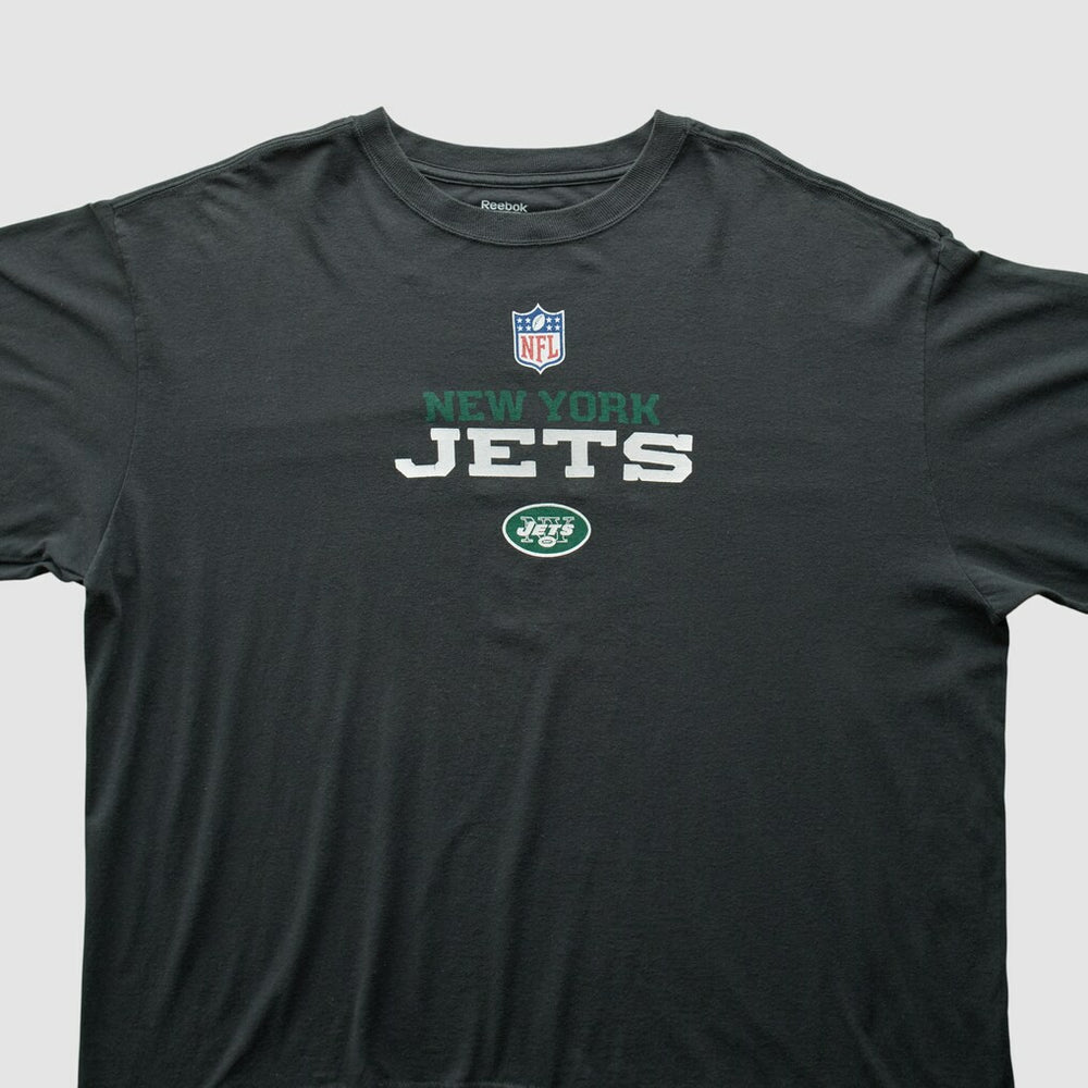 New York Jets Reebok 2000s T-Shirt - Black Vintage - Fanatics