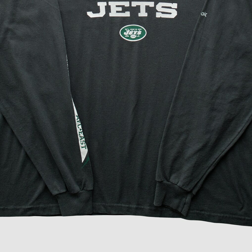 New York Jets Reebok 2000s T-Shirt - Black Vintage - Fanatics