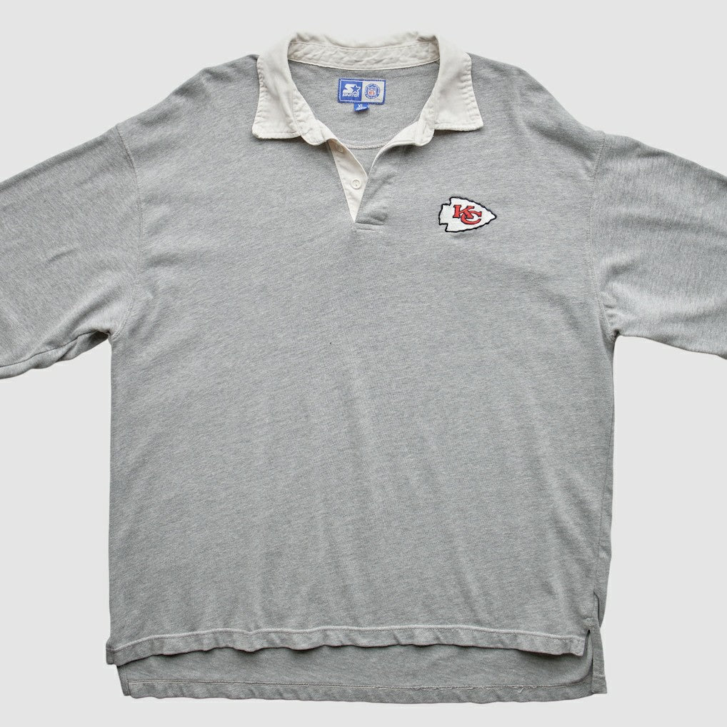 Kansas City Chiefs Starter 90s Sweatshirt - Gray Vintage - Fanatics