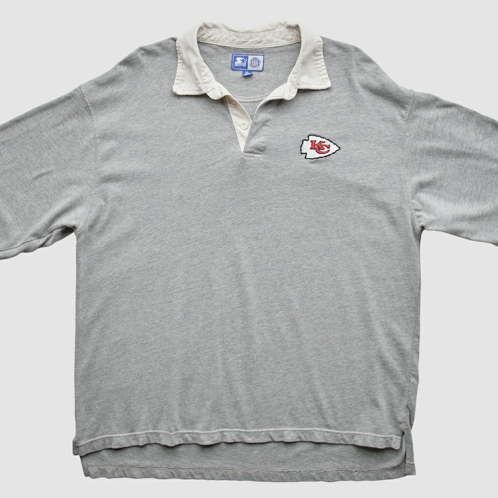 Kansas City Chiefs Starter 90s Sweatshirt - Gray Vintage - Fanatics