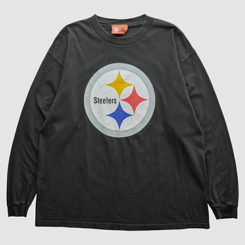 Pittsburgh Steelers NFL 2000s T-Shirt - Black Vintage - Fanatics