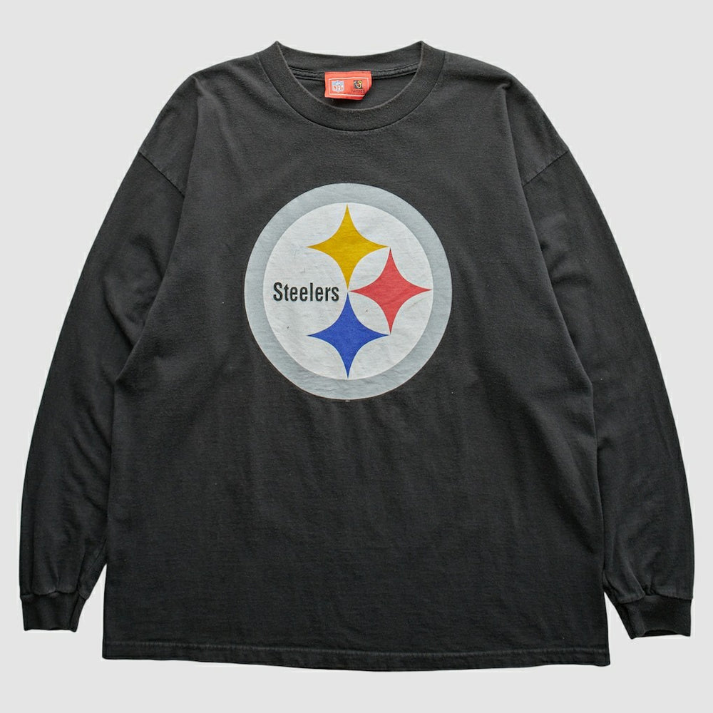 Pittsburgh Steelers NFL 2000s T-Shirt - Black Vintage - Fanatics