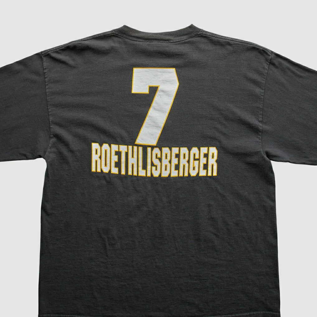 Pittsburgh Steelers NFL 2000s T-Shirt - Black Vintage - Fanatics
