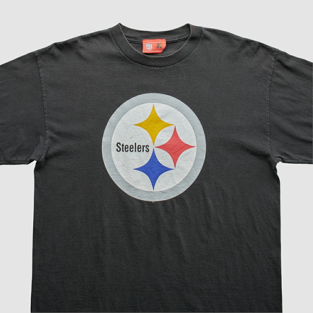 Pittsburgh Steelers NFL 2000s T-Shirt - Black Vintage - Fanatics