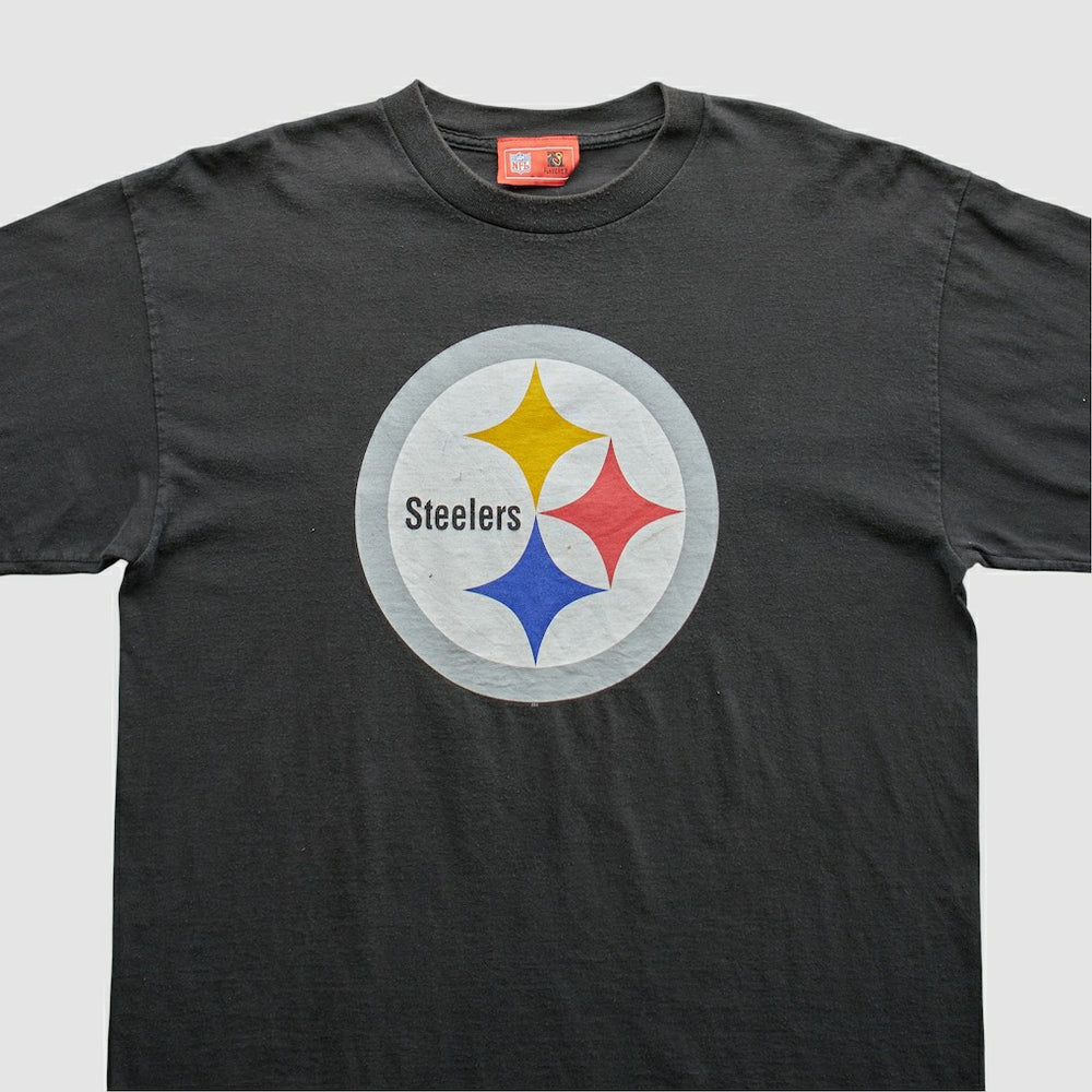 Pittsburgh Steelers NFL 2000s T-Shirt - Black Vintage - Fanatics