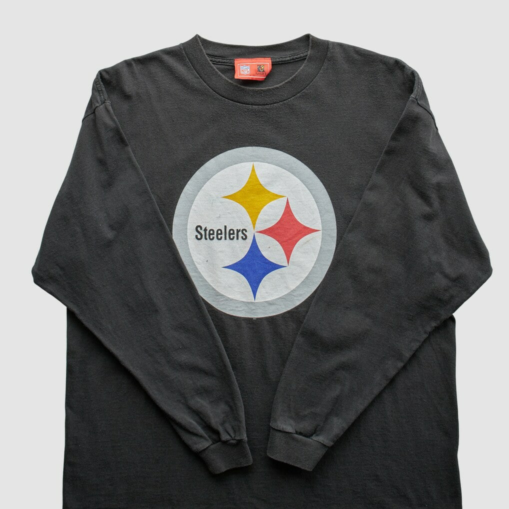 Pittsburgh Steelers NFL 2000s T-Shirt - Black Vintage - Fanatics