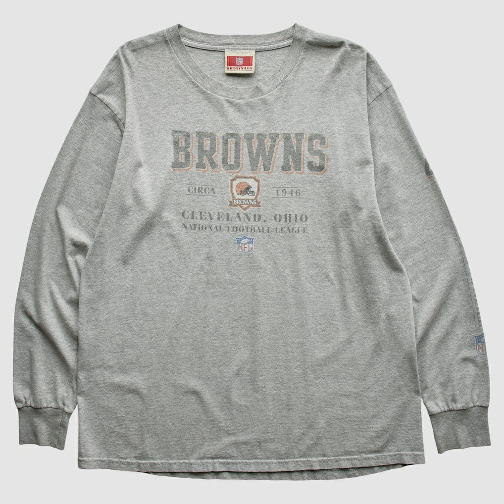 Cleveland Browns NFL Originals 2000s T-Shirt - Gray Vintage - Fanatics