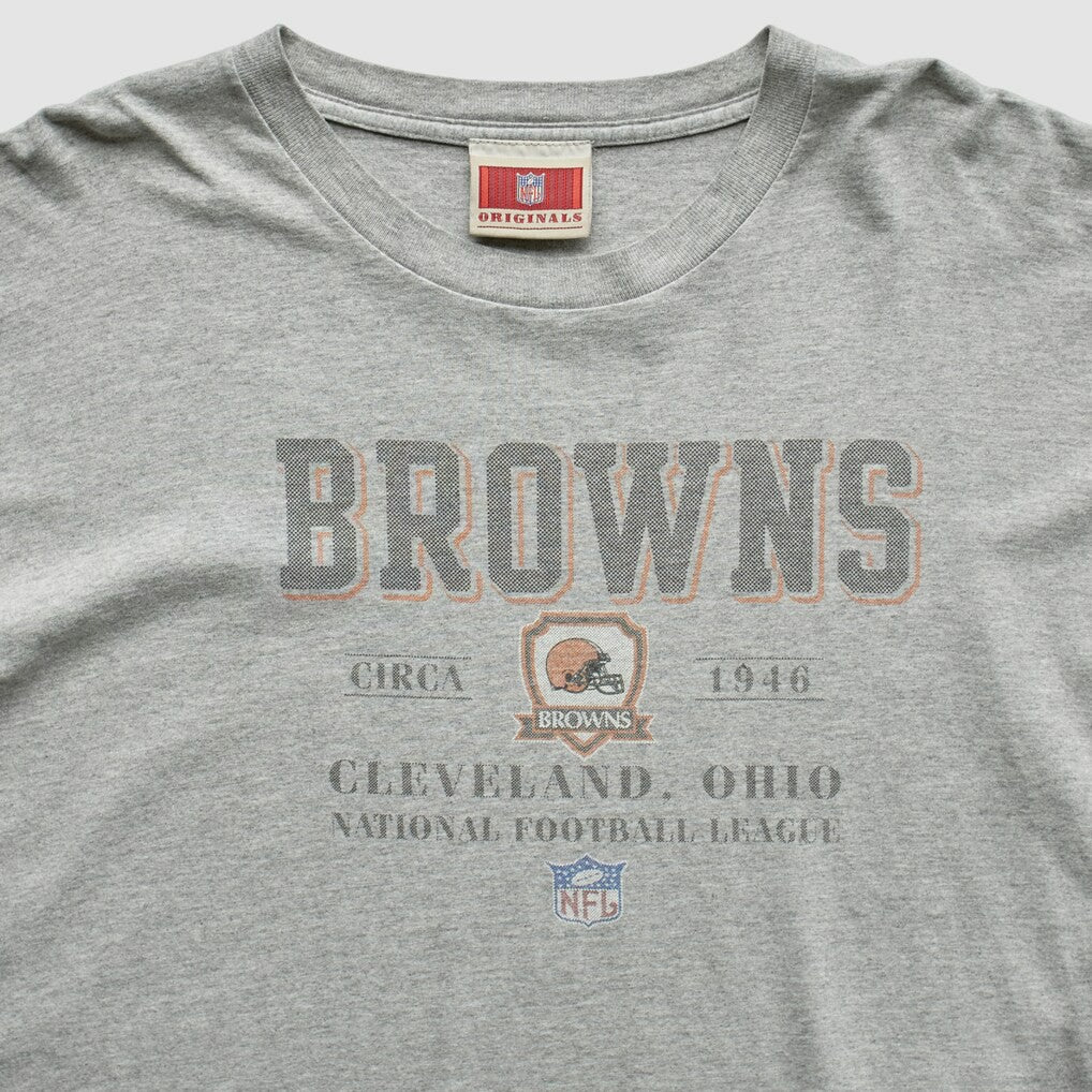 Cleveland Browns NFL Originals 2000s T-Shirt - Gray Vintage - Fanatics