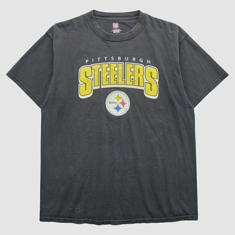 Pittsburgh Steelers 2000s T-Shirt - Black Vintage - Fanatics