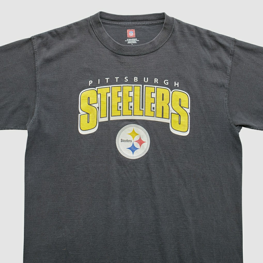 Pittsburgh Steelers 2000s T-Shirt - Black Vintage - Fanatics