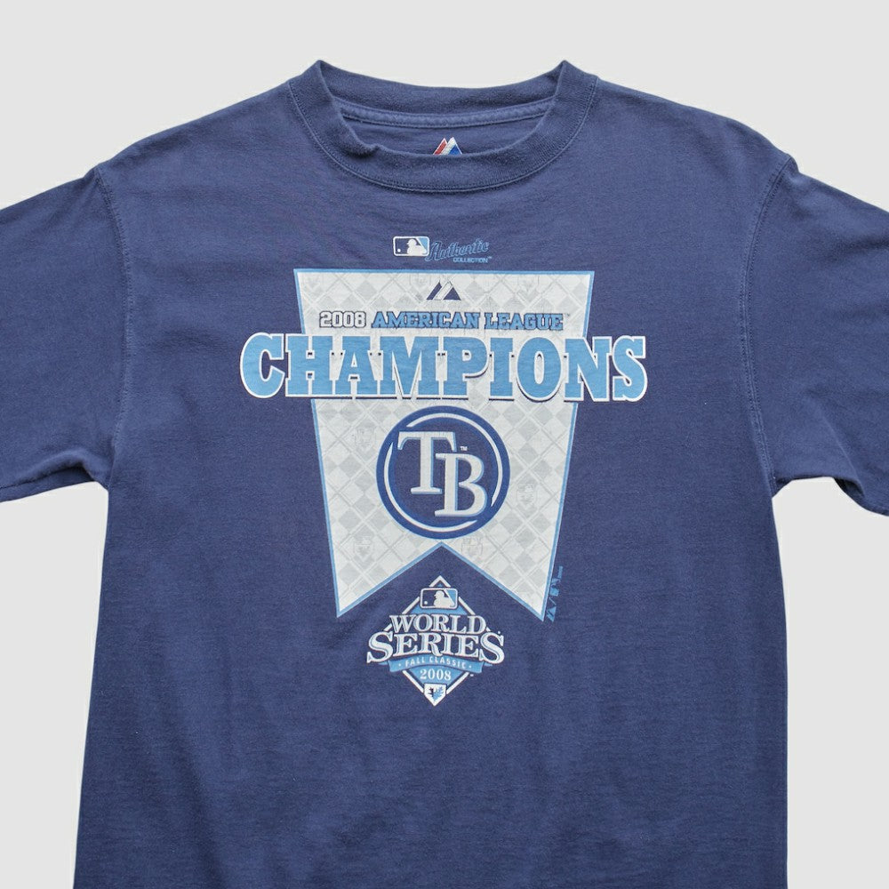 Tampa Bay Rays Majestic 2008 T-Shirt Sale