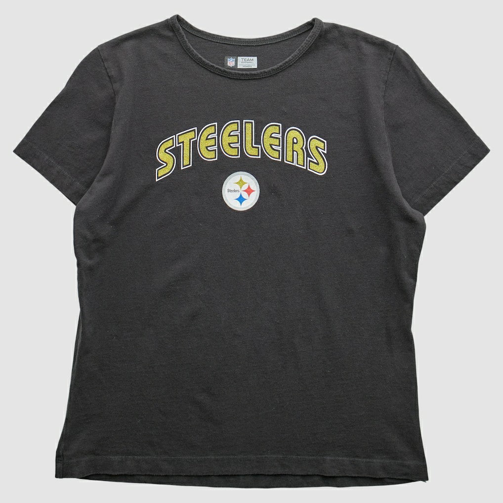 Pittsburgh Steelers NFL 2000s T-Shirt - Black Vintage - Fanatics