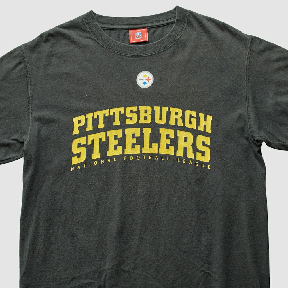 Pittsburgh Steelers NFL 2000s T-Shirt - Black Vintage - Fanatics