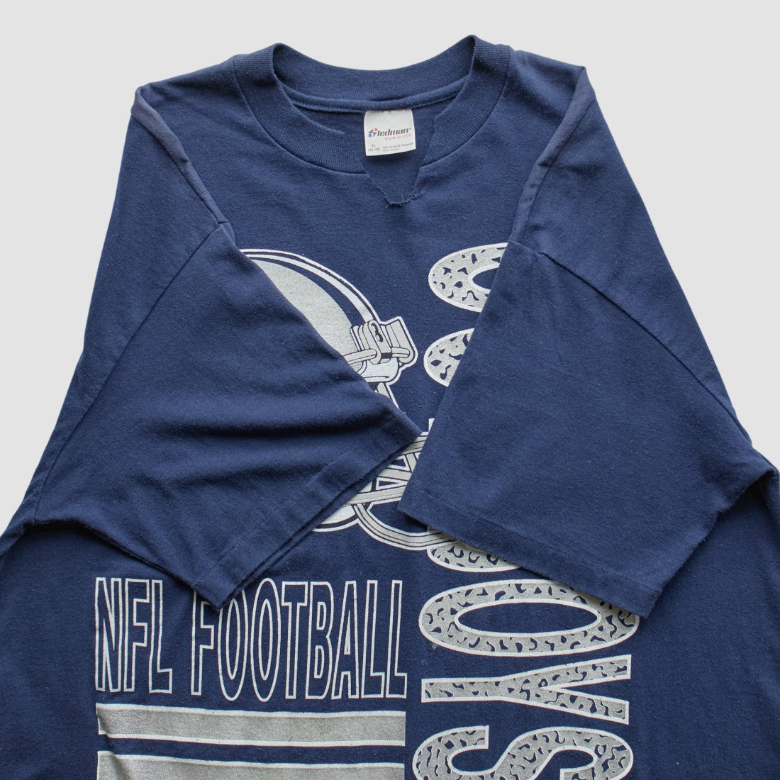 Dallas Cowboys Logo 7 1991 T-Shirt - Navy Vintage - Fanatics