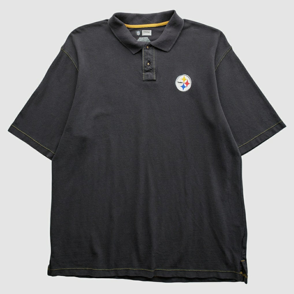 Pittsburgh Steelers 2010s Polo - Black Vintage - Fanatics
