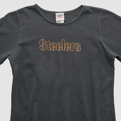 Pittsburgh Steelers NFL 2000s T-Shirt - Black Vintage - Fanatics