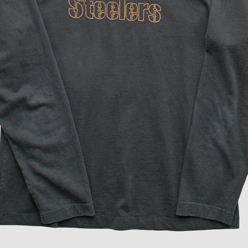 Pittsburgh Steelers NFL 2000s T-Shirt - Black Vintage - Fanatics