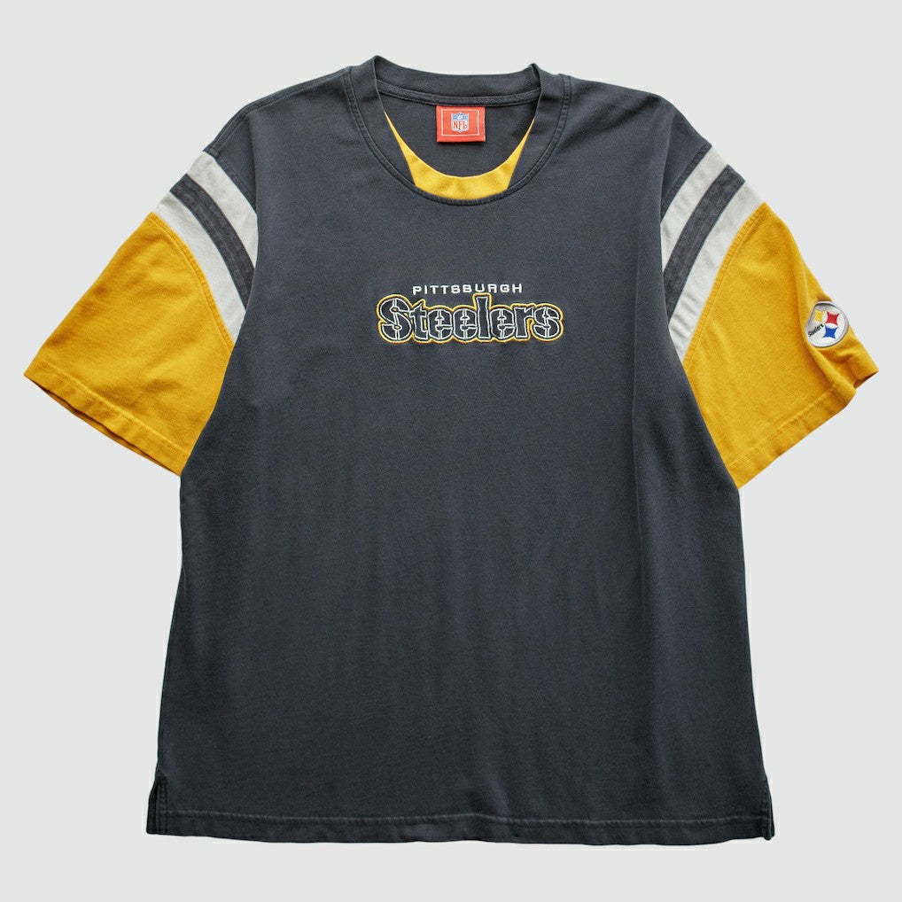 Pittsburgh Steelers NFL 2000s T-Shirt - Black Vintage - Fanatics