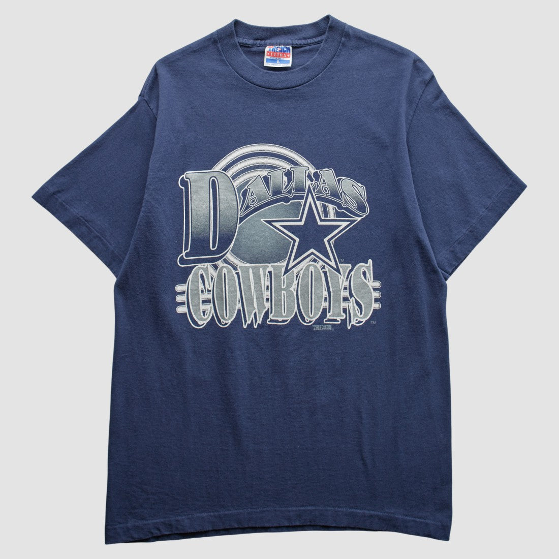 Dallas Cowboys Trench 90s T-Shirt - Navy Vintage - Fanatics