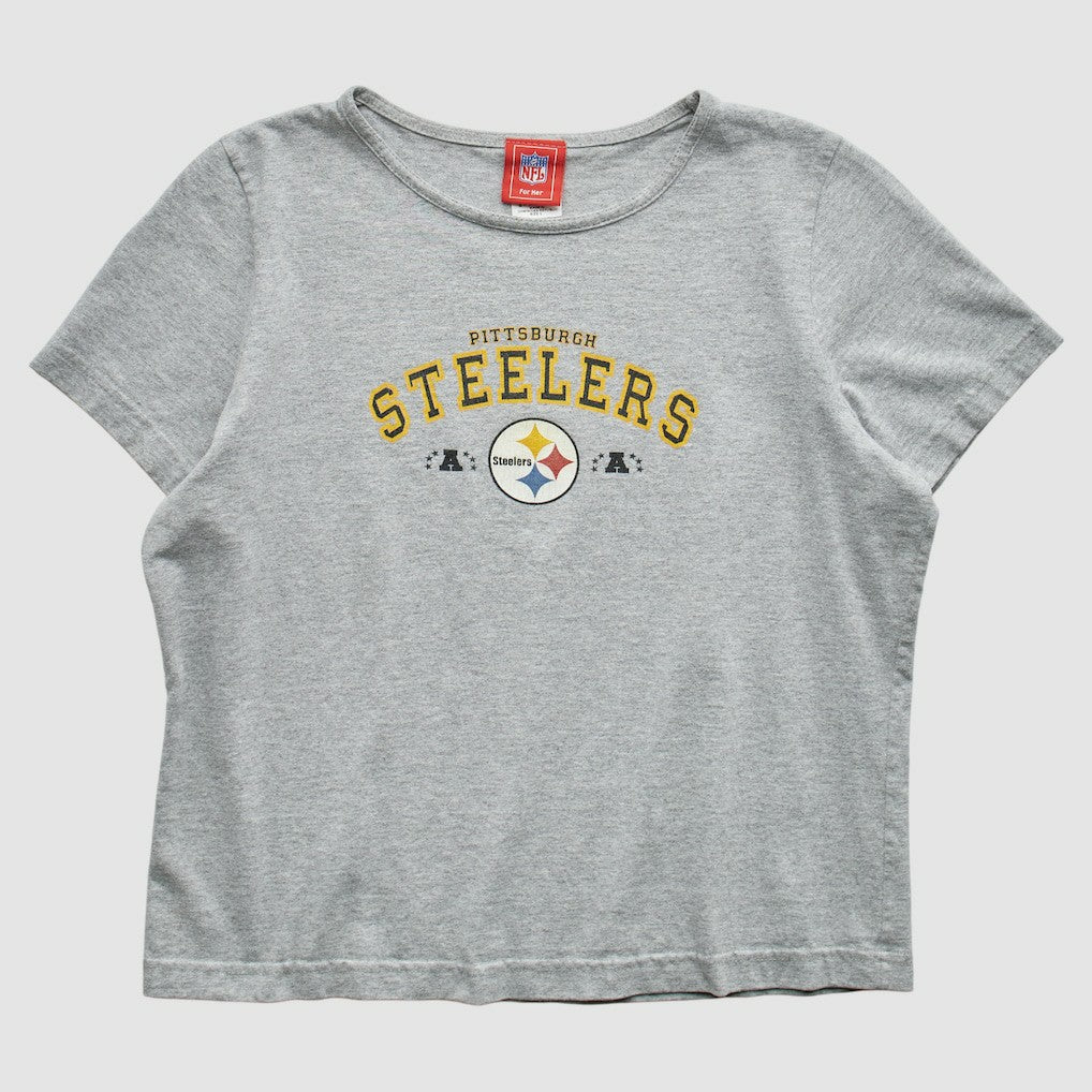Pittsburgh Steelers NFL 2000s T-Shirt - Gray Vintage - Fanatics