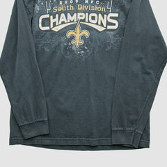 New Orleans Saints 2009 T-Shirt - Black Vintage - Fanatics