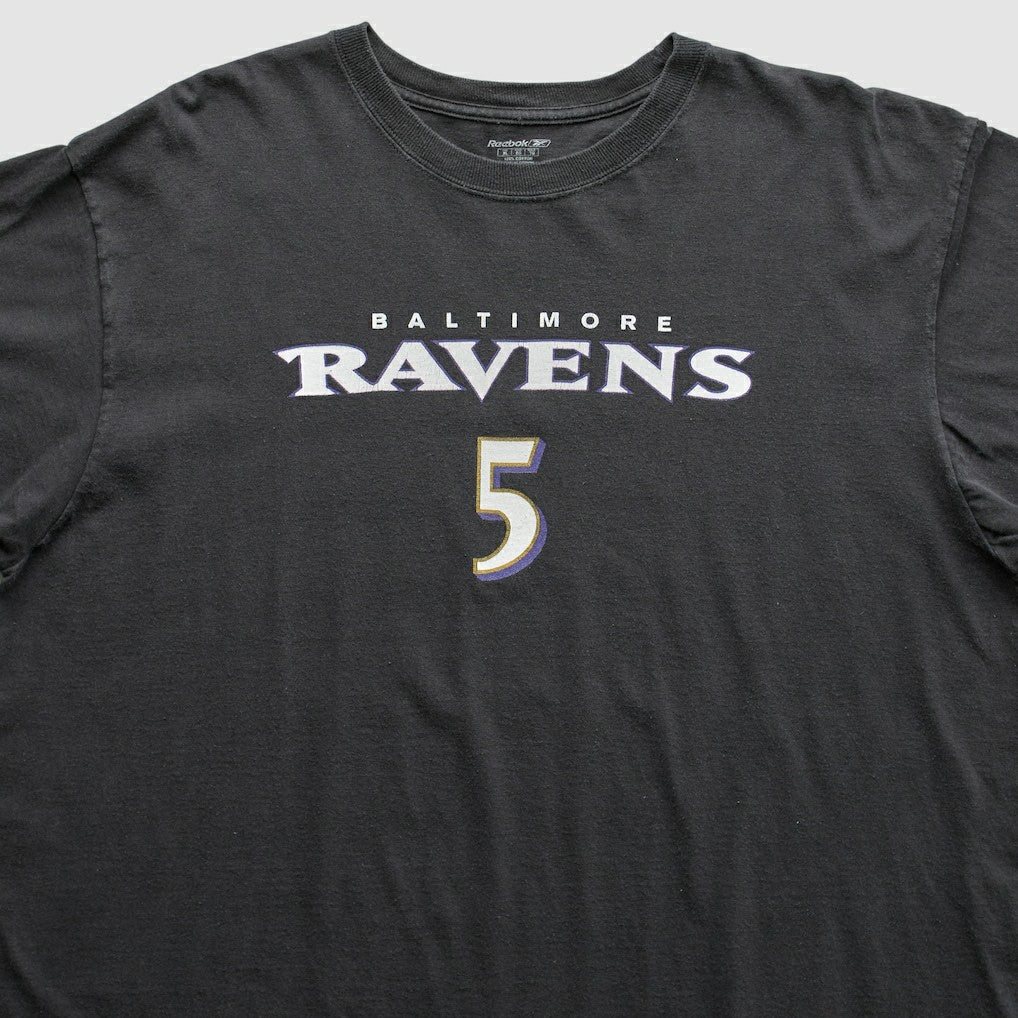 Baltimore Ravens Reebok 2008 T-Shirt - Black Vintage - Fanatics