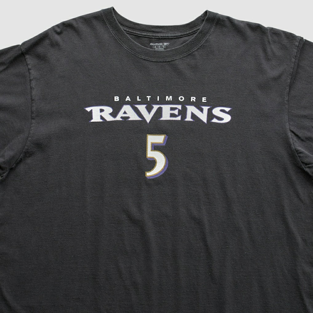 Baltimore Ravens Reebok 2008 T-Shirt - Black Vintage - Fanatics