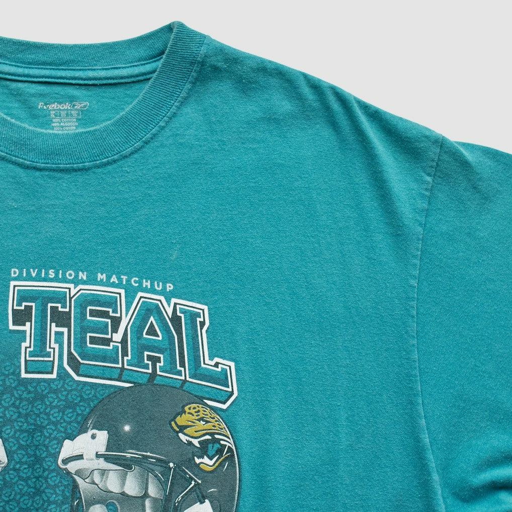 Indianapolis Colts vs. Jacksonville Jaguars Reebok 2007 T-Shirt - Teal Vintage - Fanatics