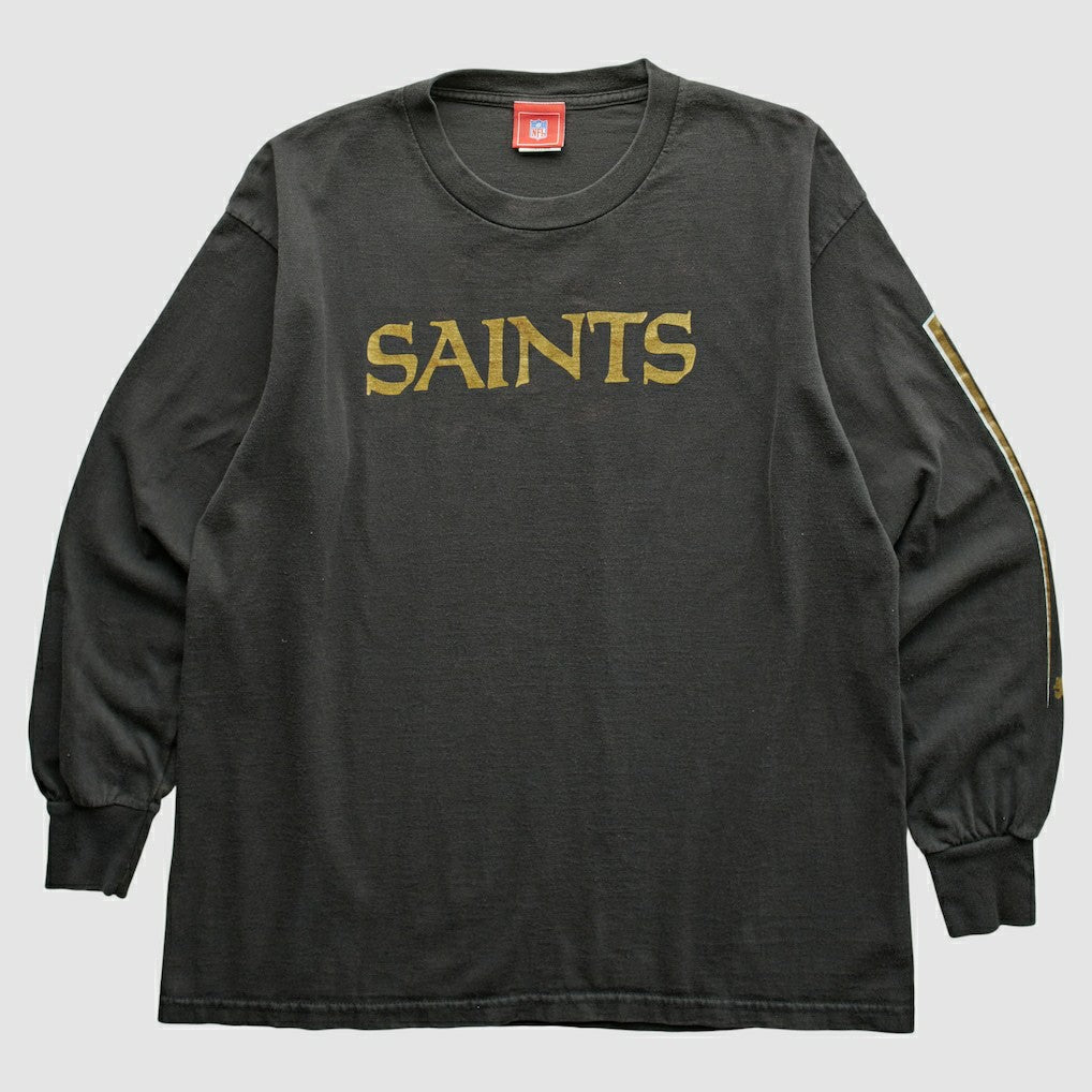 New Orleans Saints NFL 2000s T-Shirt - Black Vintage - Fanatics