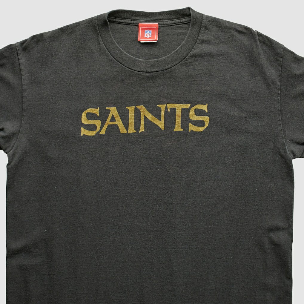 New Orleans Saints NFL 2000s T-Shirt - Black Vintage - Fanatics