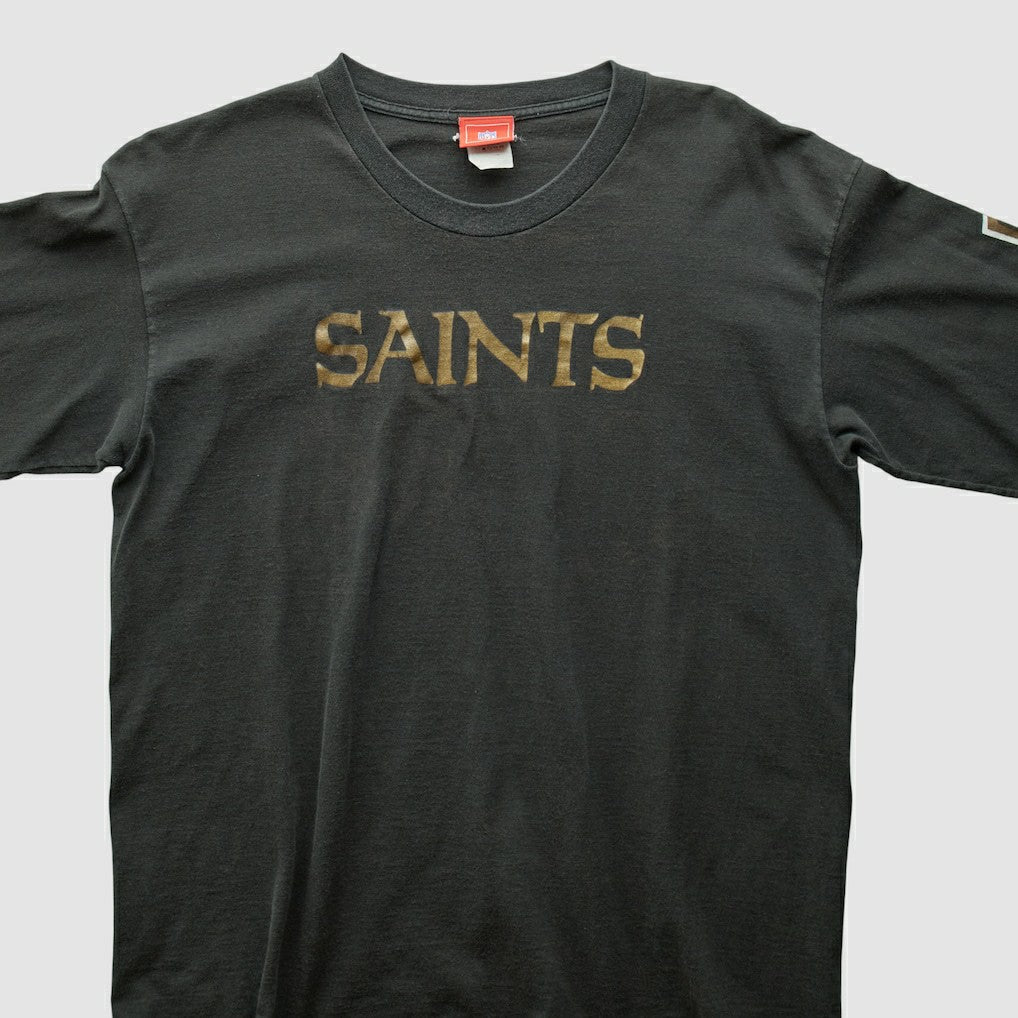 New Orleans Saints NFL 2000s T-Shirt - Black Vintage - Fanatics