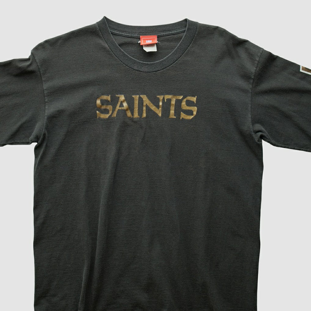 New Orleans Saints NFL 2000s T-Shirt - Black Vintage - Fanatics