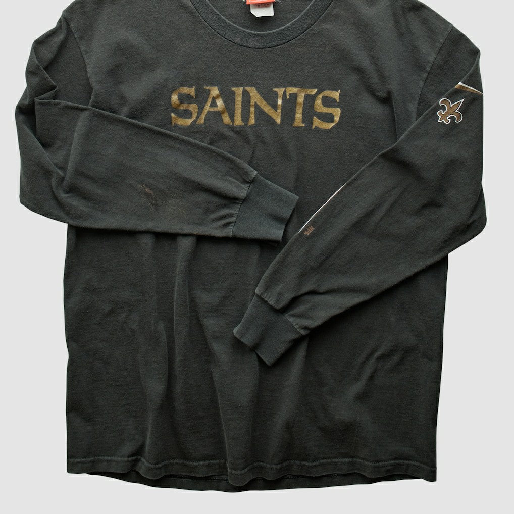 New Orleans Saints NFL 2000s T-Shirt - Black Vintage - Fanatics