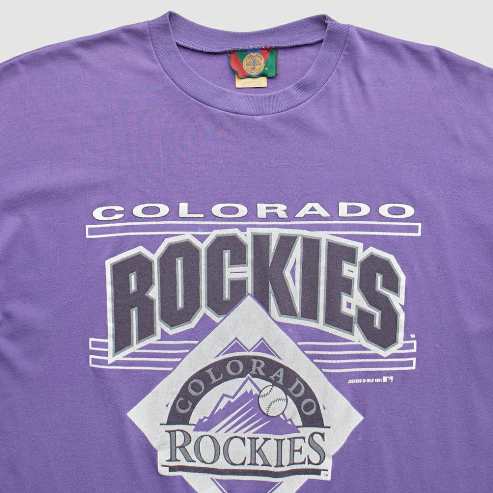 Colorado Rockies Jostens 1991 T-Shirt Sale