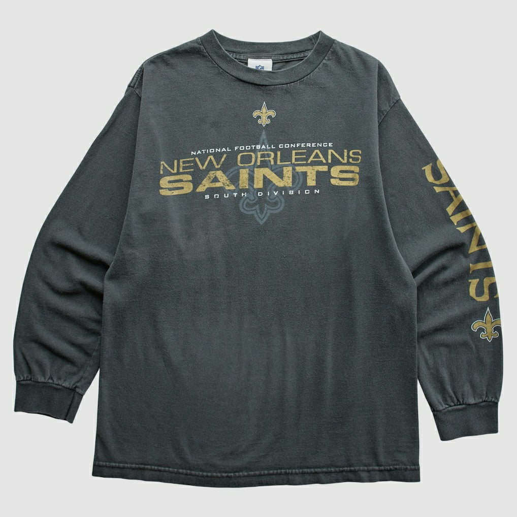 New Orleans Saints NFL 2000s T-Shirt - Black Vintage - Fanatics