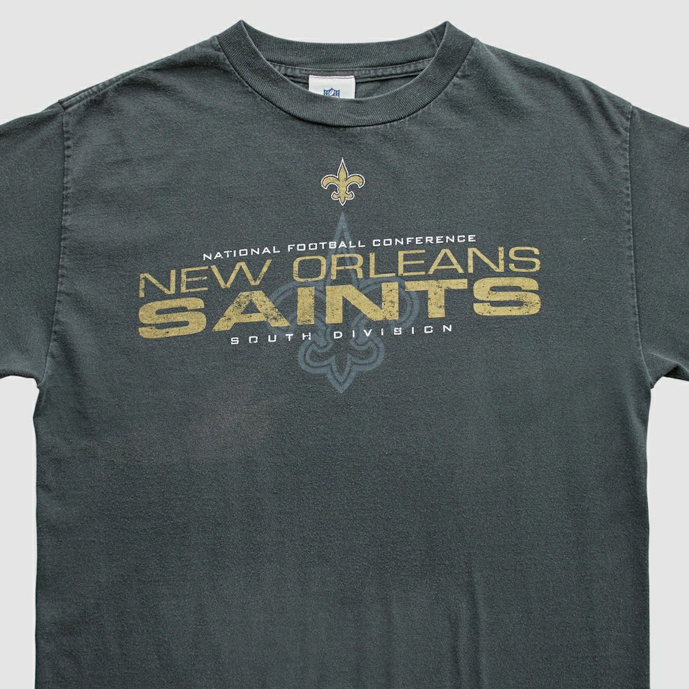 New Orleans Saints NFL 2000s T-Shirt - Black Vintage - Fanatics