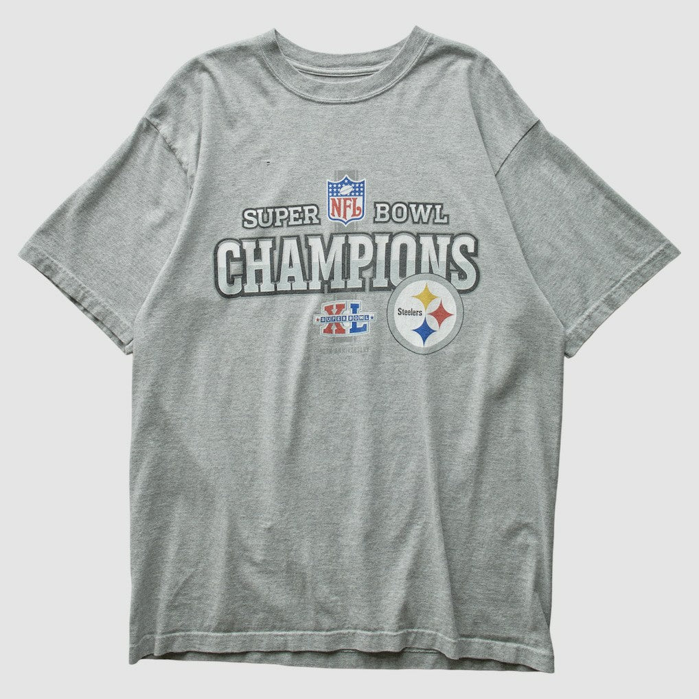 Pittsburgh Steelers 2005 T-Shirt - Gray Vintage - Fanatics