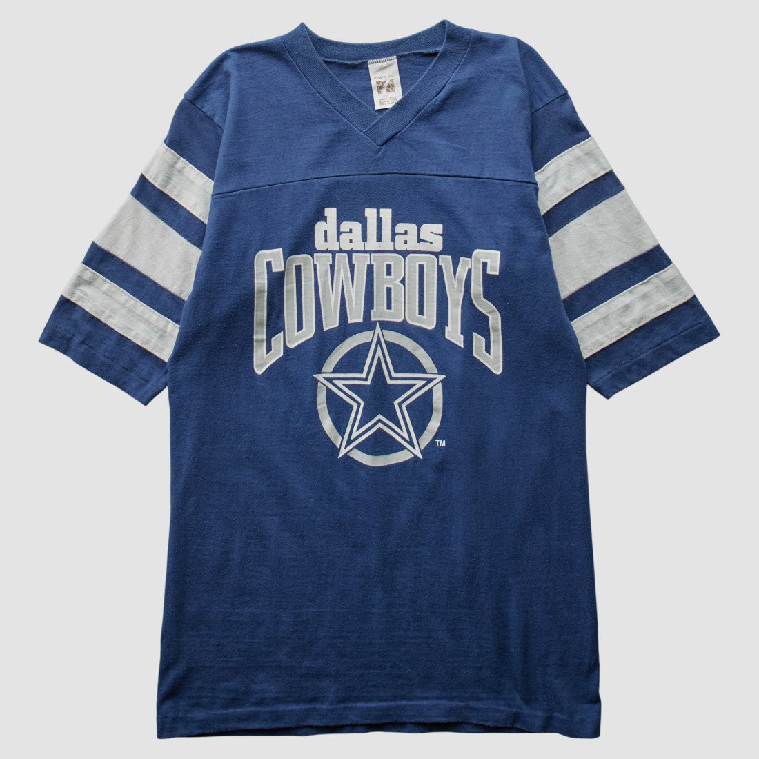 Dallas Cowboys Logo 7 80s T-Shirt - Blue Vintage - Fanatics