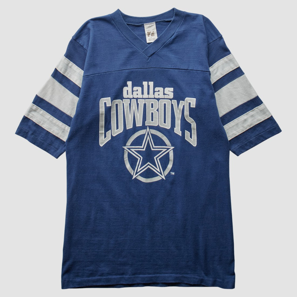 Dallas Cowboys Logo 7 80s T-Shirt - Blue Vintage - Fanatics