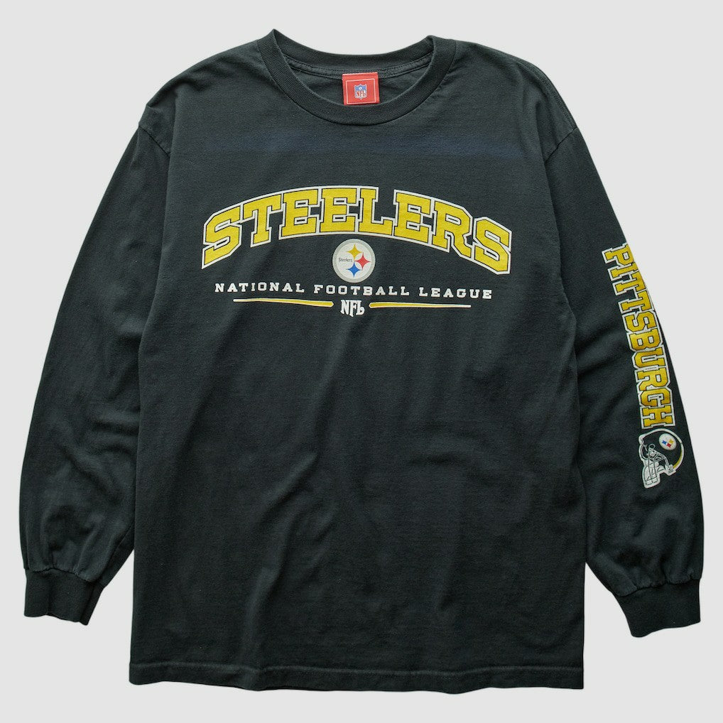 Pittsburgh Steelers NFL 2000s T-Shirt - Black Vintage - Fanatics