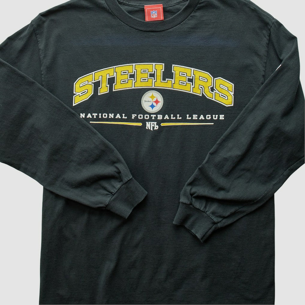 Pittsburgh Steelers NFL 2000s T-Shirt - Black Vintage - Fanatics