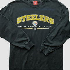Pittsburgh Steelers NFL 2000s T-Shirt - Black Vintage - Fanatics